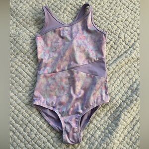 Purple and Pink Tie-Dye Leotard